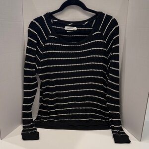 Velvet by Graham & Spencer Striped Crew Neck Sweater